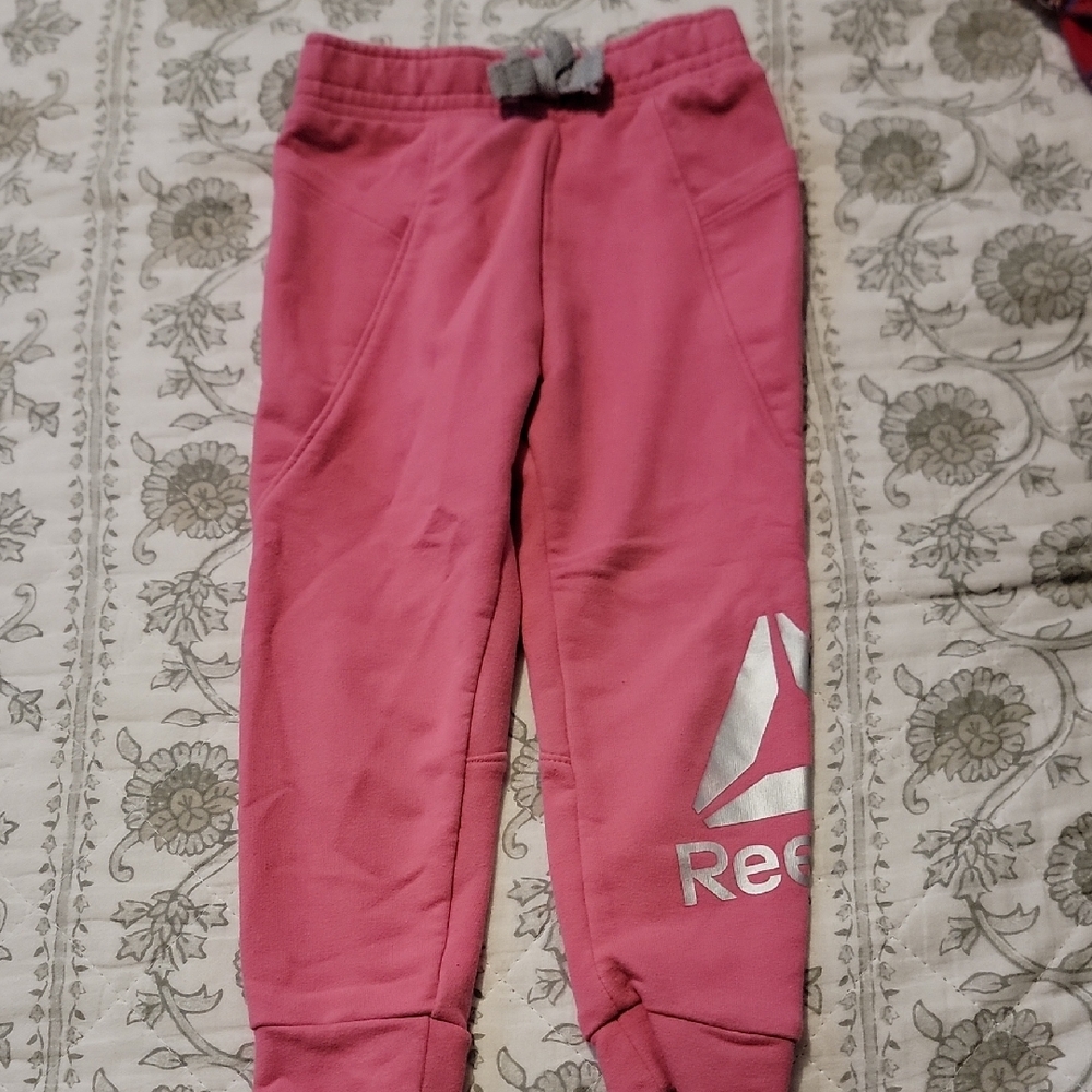Reebok Kids Pink Jogger Pants